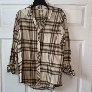 Flannel Blouse XL